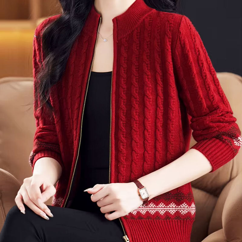 Sadie Kabelgebreid Vest