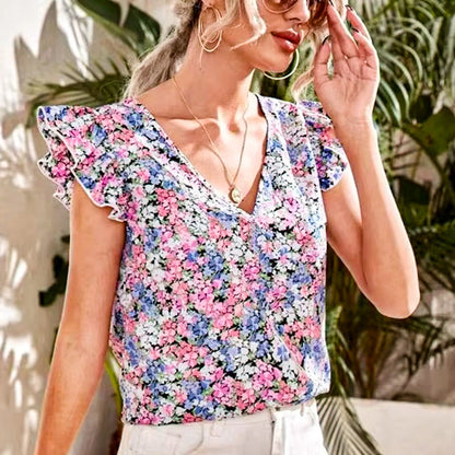 Evelyn Ruches Blouse