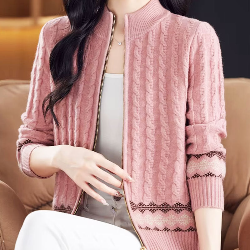 Sadie Kabelgebreid Vest