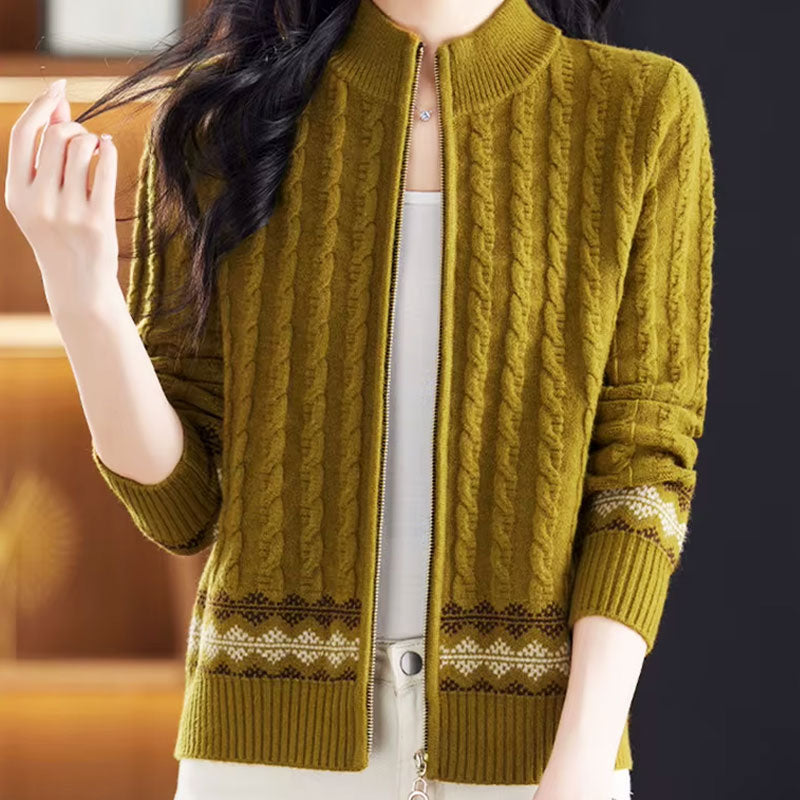 Sadie Kabelgebreid Vest