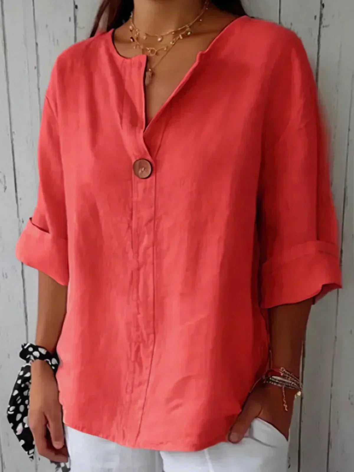 Jessa™ | Casual V-halsblouse