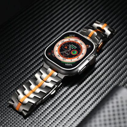 Titanium Roestvrijstalen Apple Watch Bandje