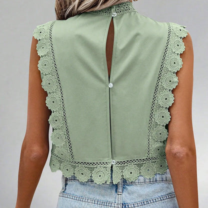 Vella Besticktes Crop-Top