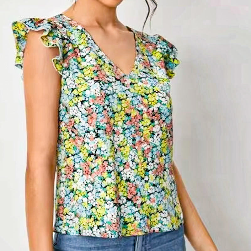 Evelyn Ruches Blouse