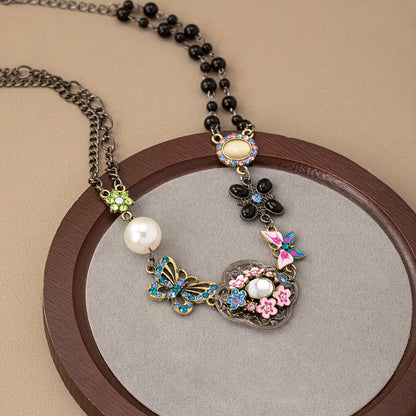 Vintage Etnische Vlinderketting