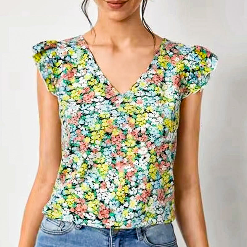Evelyn Ruches Blouse
