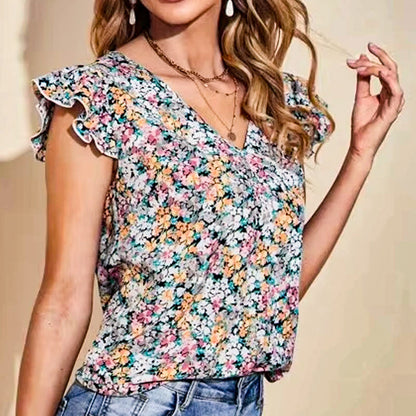 Evelyn Ruches Blouse