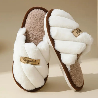 Sierlijke Faux Fur Slides