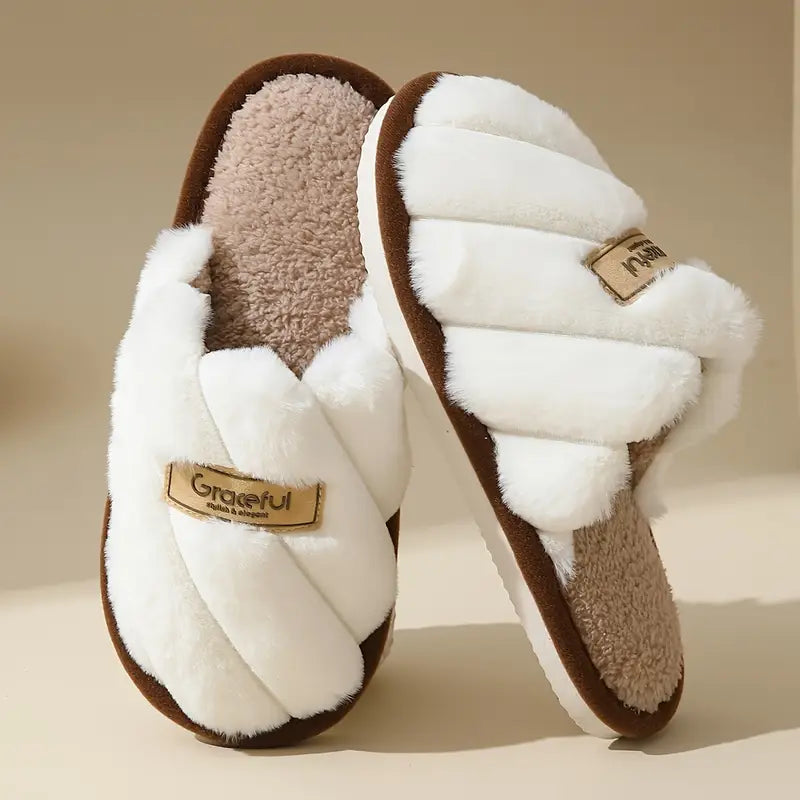 Sierlijke Faux Fur Slides