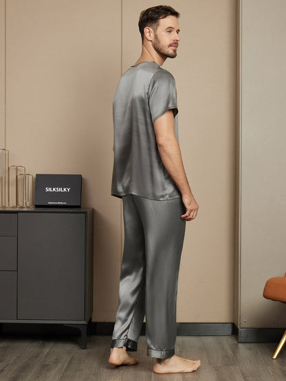 Pyjama Classique pour Homme en Soie Pure