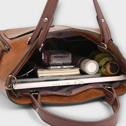 Lora - Elegante leren handtas