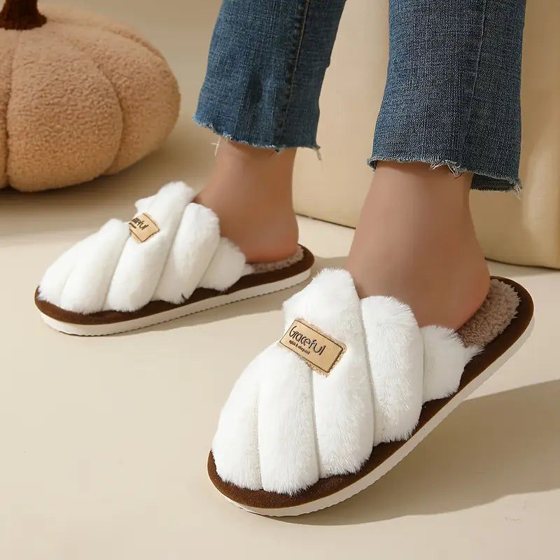 Sierlijke Faux Fur Slides