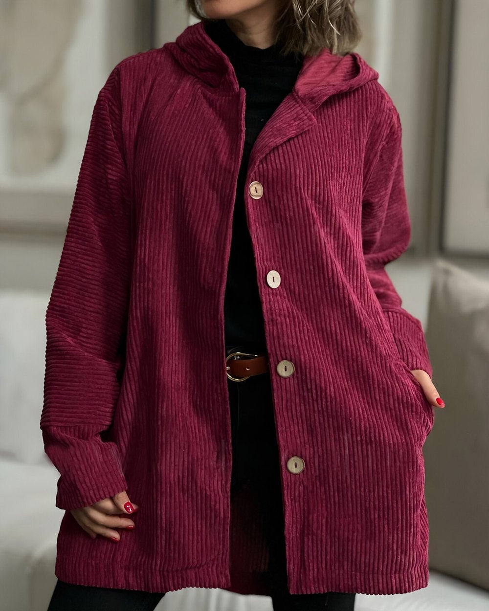 Amber | Cozy Corduroy Jacket