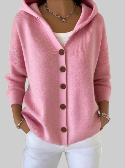 ADA | TRENDIGE STRICKJACKE MIT KAPUZE
