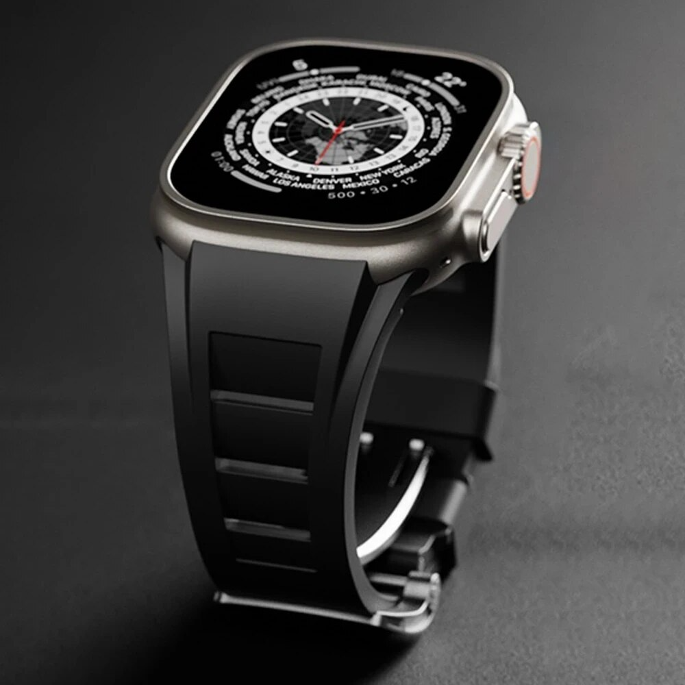 Vloeibaar silicone Apple Watch Bandje
