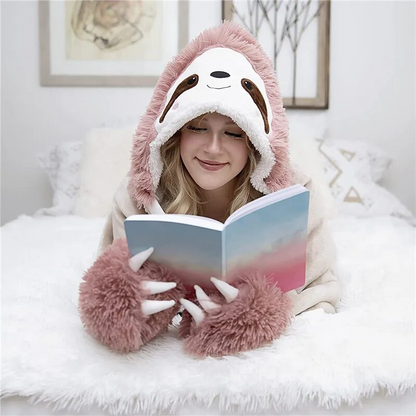 SnuggleBuddy Sherpa Hoodiedeken