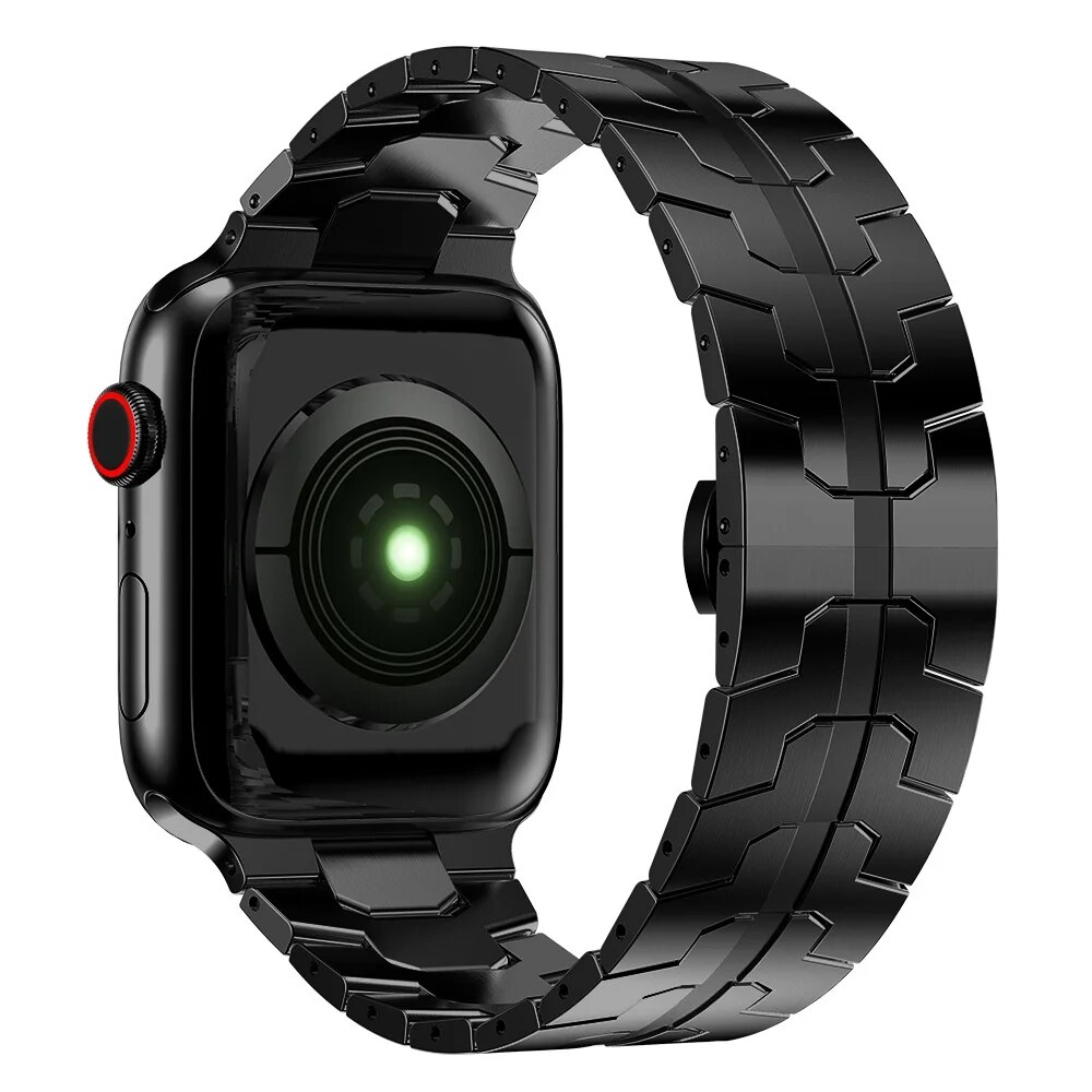 Titanium Roestvrijstalen Apple Watch Bandje