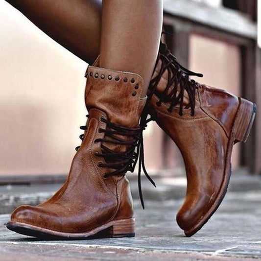 Victoria | Vintage-Schnürstiefel