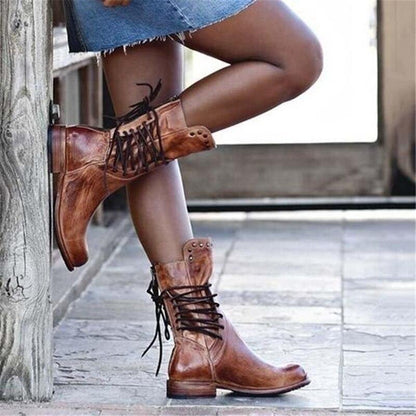 Victoria | Vintage-Schnürstiefel