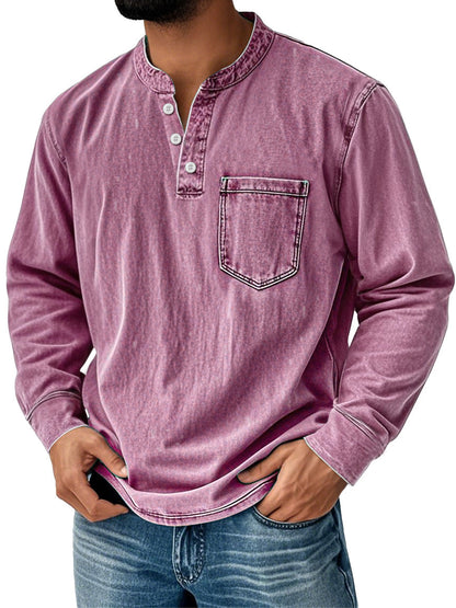 Levi™ I Lässiges Herren-Henley-Shirt mit Brusttasche