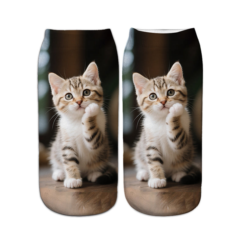 Casual Sokken Met Dierenprint