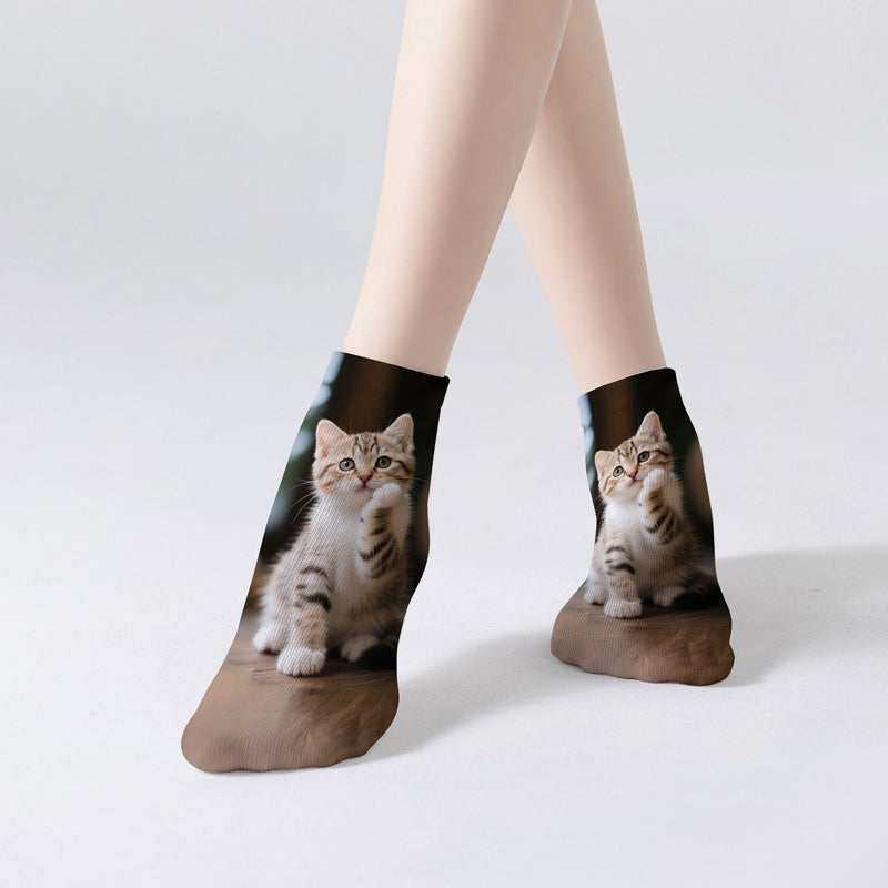 Casual Sokken Met Dierenprint