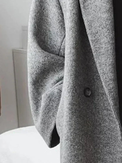 Layla – Oversized wollen jas