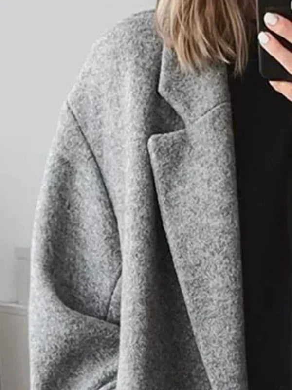 Layla – Oversized wollen jas