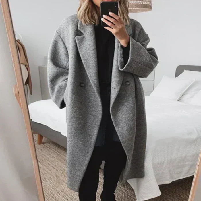 Layla | Oversized wollen jas