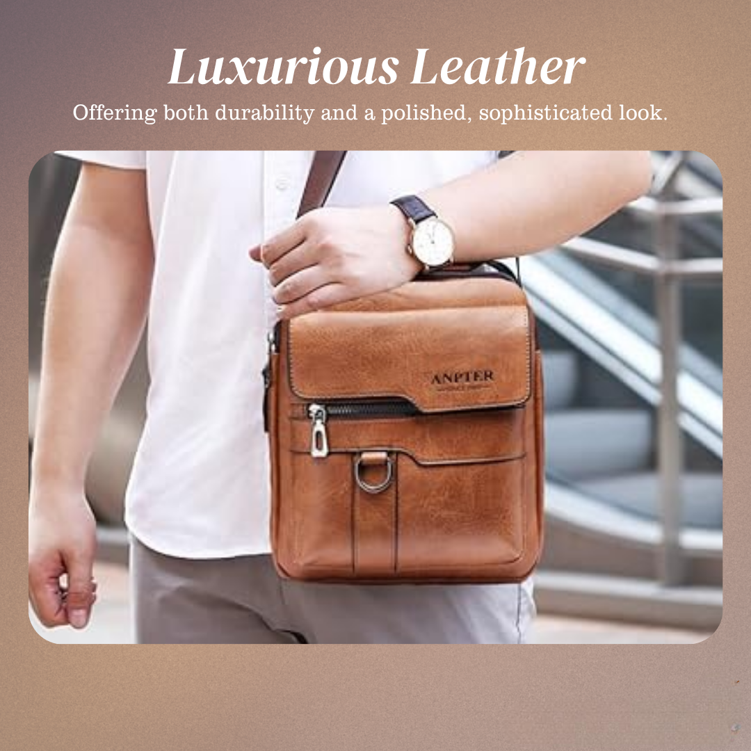 Andrew | Elegante Messenger-Umhängetasche mit moderner Funktionalität