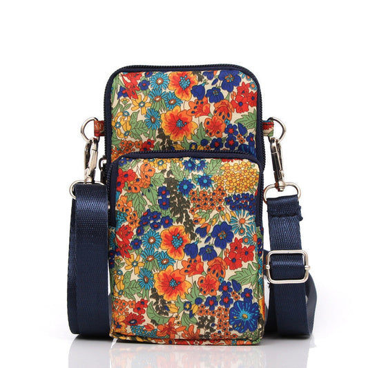 Sac À Motif Fleuri Vintage