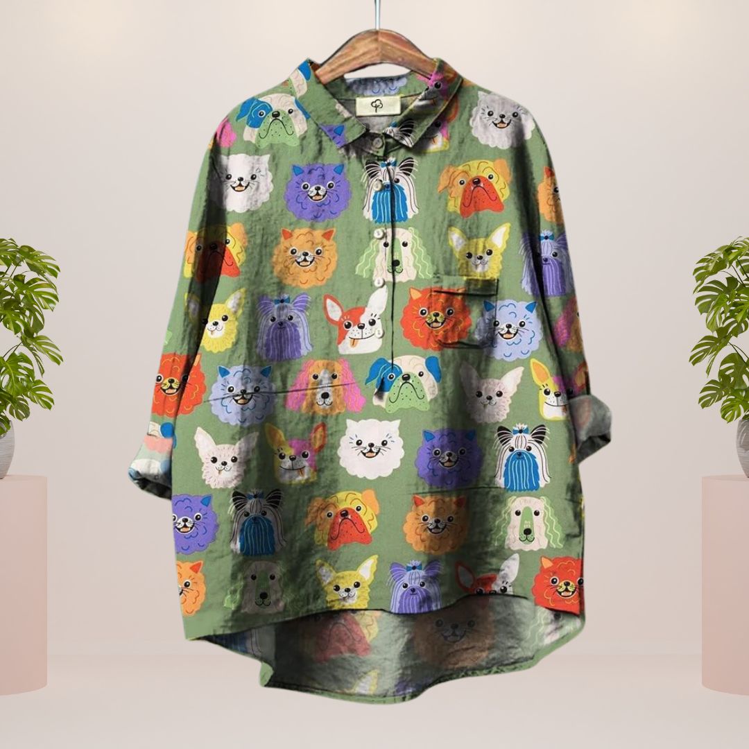 Dierenkunst-T-shirt