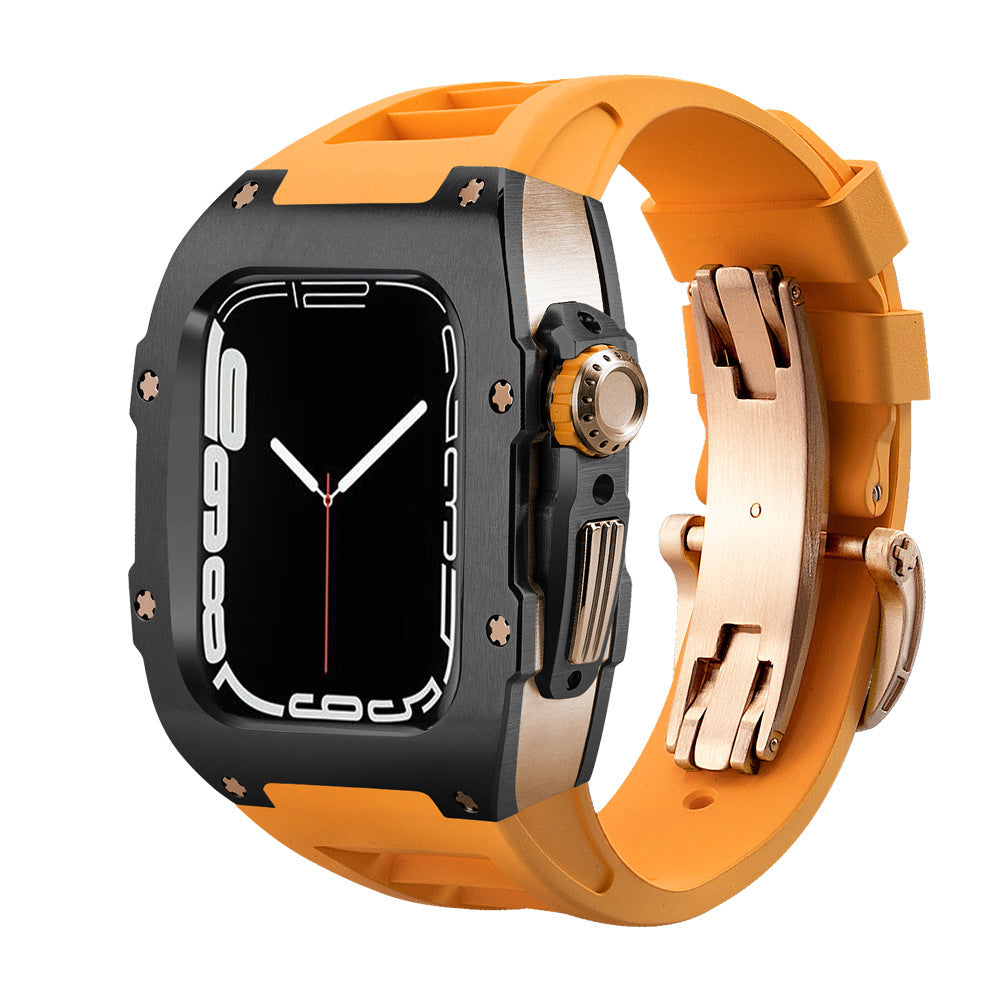 Luxe metalen horlogebandje voor Apple Watch-serie 44/45 mm