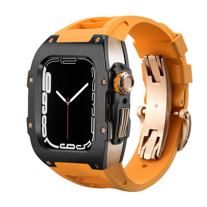Luxe metalen horlogebandje voor Apple Watch-serie 44/45 mm