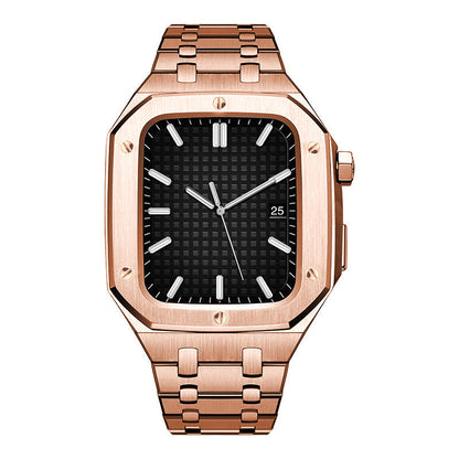 Luxe metalen horlogeband voor Apple Watch Series 44/45 mm