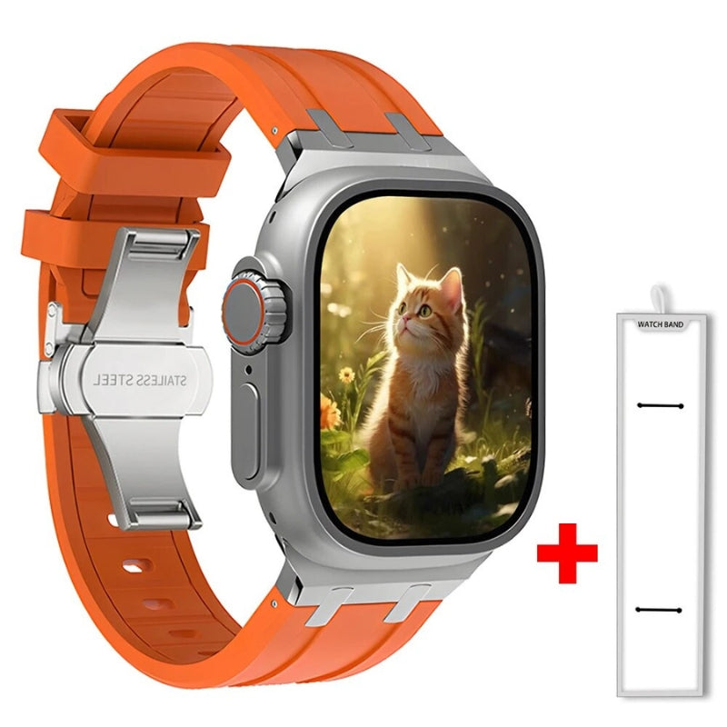 TitaniumTouch siliconen Apple Watch-bandje
