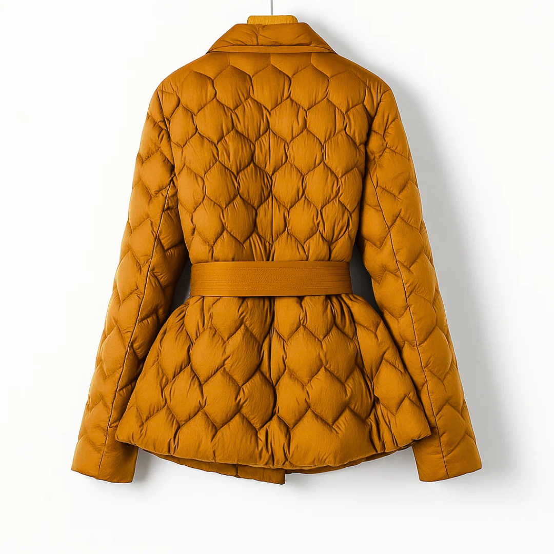 Sophia™ | Daunenjacke mit Taillengürtel