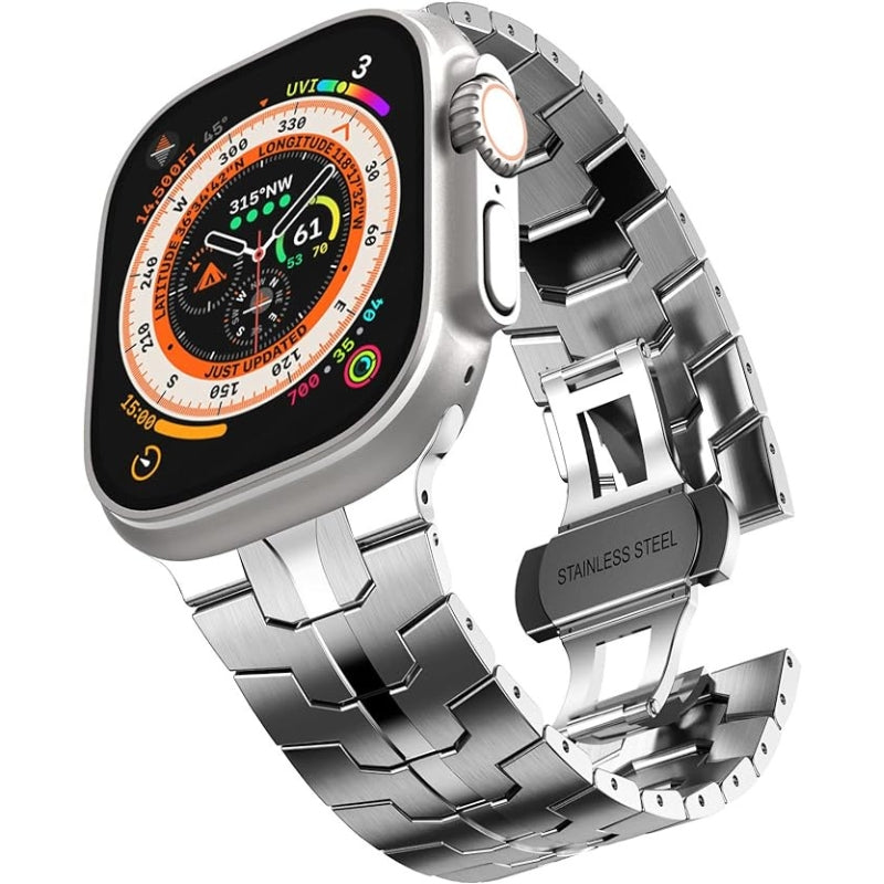 Titanium Roestvrijstalen Apple Watch Bandje