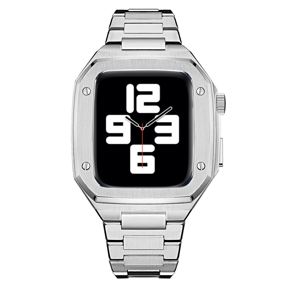 Luxe metalen horlogeband voor Apple Watch 44/45 mm