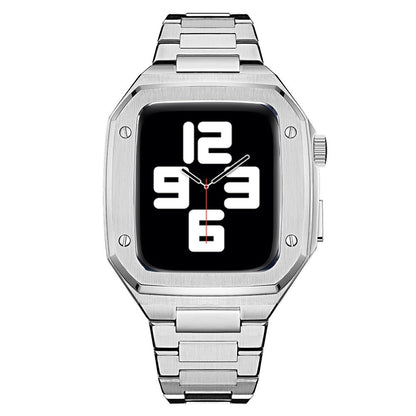 Luxe metalen horlogeband voor Apple Watch 44/45 mm