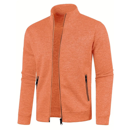 Kasper | Klassiek gebreid vest met rits