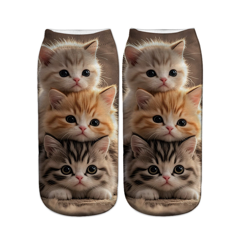 Casual Sokken Met Dierenprint