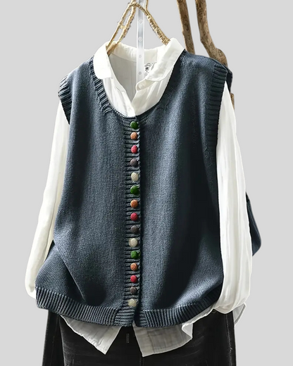 Victoria | Ärmellose Strickweste