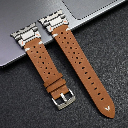 TitaniumTouch Leder Apple Watch Armband
