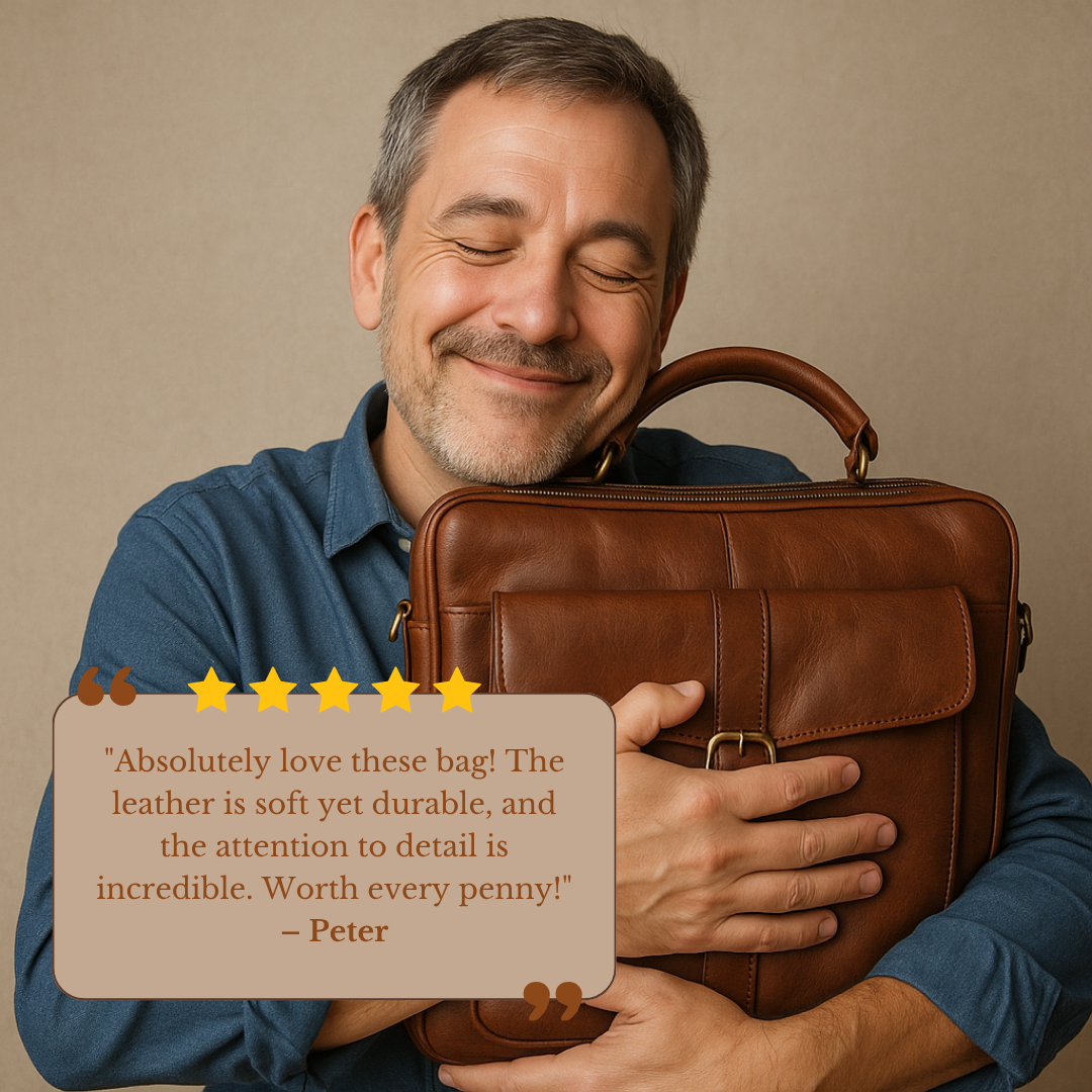 Austin | Leder-Weekender-Reisetasche