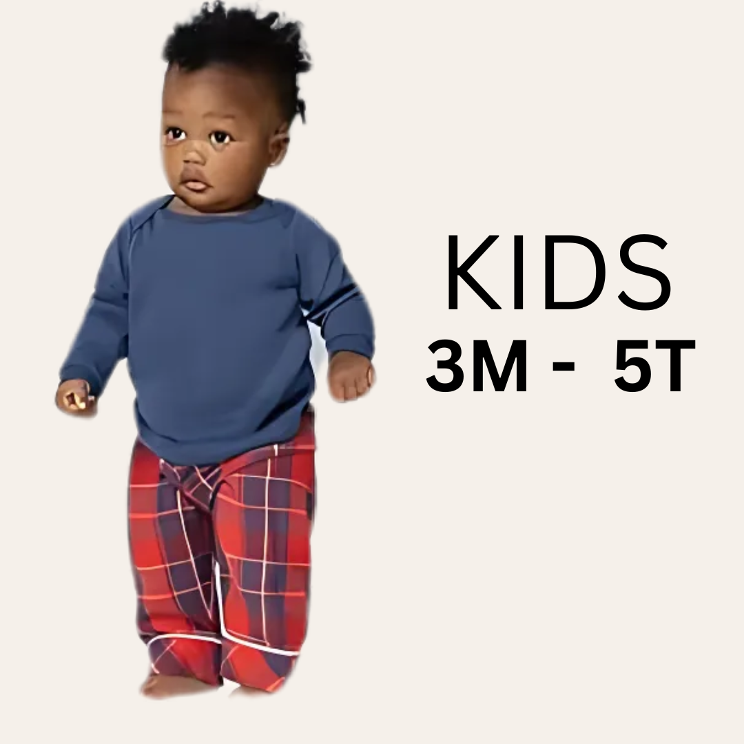 HARMONY™ – Kariertes Familien-Partnerlook-Set