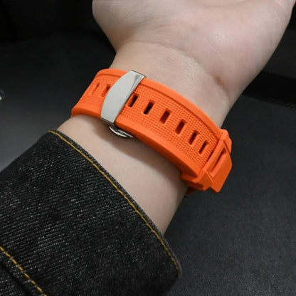 TitaniumBuckle™️ Silikon Apple Watch Armband
