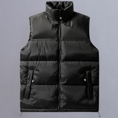 Moore Ärmellose Steppjacke