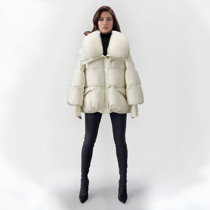 Cerise - Veste élégante en fausse fourrure