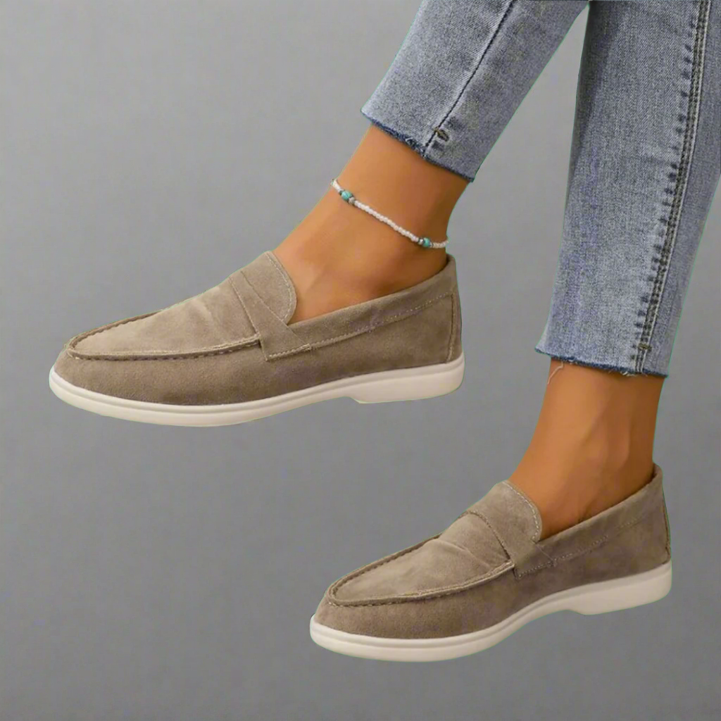 Hannah | Elegante suède mocassins